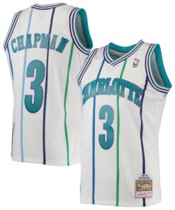 Rex Chapman Charlotte Hornets Mitchell &amp Ness 198889 Hardwood Classics Swingman Jersey - White