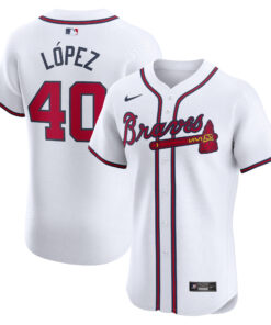 Reynaldo Lopez Atlanta BravesHome Elite Player Jersey  White