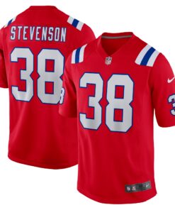 Rhamondre Stevenson New England Patriots  Alternate Game Player Jersey  Red