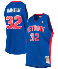 Richard Hamilton Detroit Pistons Mitchell &amp Ness 200304 Hardwood Classics Swingman Jersey - Blue