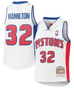 Richard Hamilton Detroit Pistons Mitchell &amp Ness Youth 200304 Hardwood Classics Swingman Jersey - White