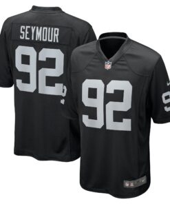 Richard Seymour Las Vegas Raiders  Retired Player Game Jersey  Black