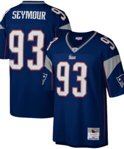 Richard Seymour New England Patriots Mitchell amp Ness Legacy Replica Jersey  Navy
