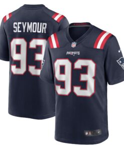 Richard Seymour New England Patriots  Retired Player Game Jersey  Navy