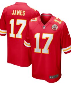Richie James Kansas City Chiefs  Game Jersey  Red