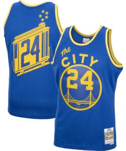 Rick Barry Golden State Warriors Mitchell &amp Ness 200102 Hardwood Classics Swingman Jersey - Royal
