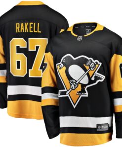 Rickard Rakell Pittsburgh Penguins Fanatics Home Breakaway Player Jersey  Black
