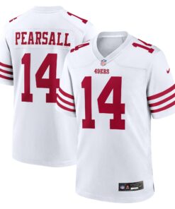 Ricky Pearsall San Francisco 49ers  White Game Jersey   White