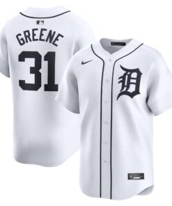 Riley Greene Detroit TigersHome Limited Player Jersey  White
