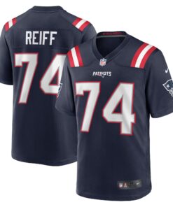 Riley Reiff New England Patriots  Game Jersey  Navy