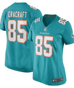 River Cracraft Miami Dolphins  Women_s Game Player Jersey  Aqua