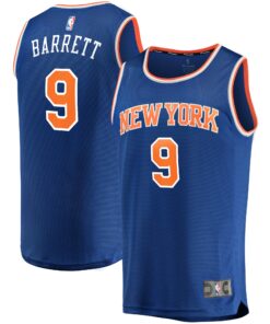 RJ Barrett New York Knicks Fanatics Fast Break Replica Jersey Royal - Icon Edition