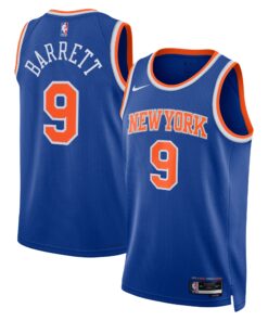 RJ Barrett New York Knicks Unisex Swingman Jersey - Icon Edition - Blue