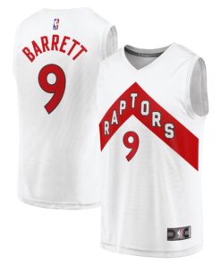 RJ Barrett Toronto Raptors Fanatics Fast Break Player Jersey - Association Edition - White