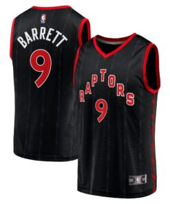 RJ Barrett Toronto Raptors Fanatics Fast Break Player Jersey - Statement Edition - Black