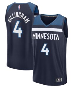 Rob Dillingham  Minnesota Timberwolves Fanatics 2024 NBA Draft Fast Break Player Jersey - Icon Edition - Navy