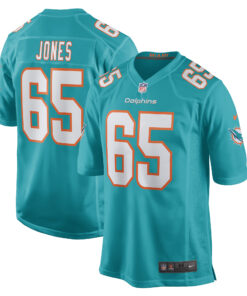 Robert Jones Miami Dolphins  Game Jersey  Aqua