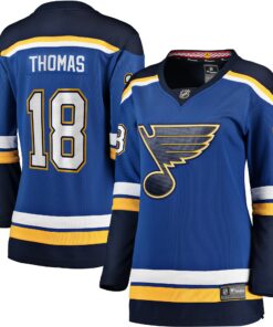 Robert Thomas St. Louis Blues Fanatics Women_s Home Breakaway Player Jersey  Blue