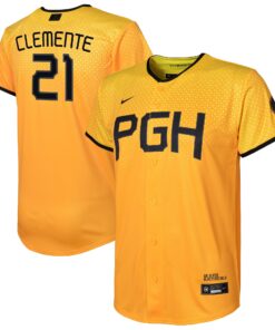 Roberto Clemente Pittsburgh PiratesToddler City Connect Replica Player Jersey  Gold