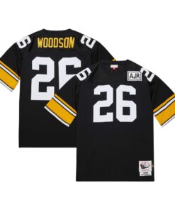 Rod Woodson Pittsburgh Steelers 1988 Mitchell amp Ness Authentic Throwback Retired Player Jersey  Black