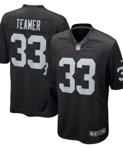 Roderic Teamer Las Vegas Raiders  Game Jersey  Black