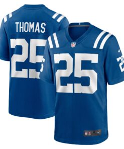 Rodney Thomas Indianapolis Colts  Player Game Jersey  Royal