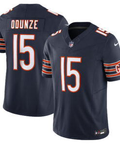 Rome Odunze Chicago Bears  Vapor F.U.S.E. Limited Jersey  Navy