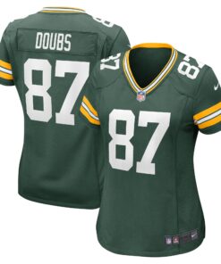 Romeo Doubs Green Bay Packers  Women_s Player Game Jersey  Green