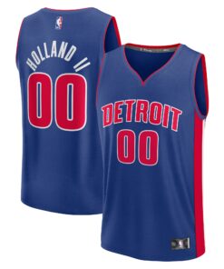 Ron Holland II Detroit Pistons Fanatics Youth Fast Break Replica Player Jersey - Icon Edition - Blue