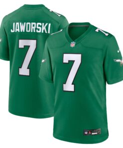 Ron Jaworski Philadelphia Eagles  Alternate Game Jersey  Kelly Green