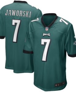 Ron Jaworski Philadelphia Eagles  Game Retired Player Jersey  Midnight Green
