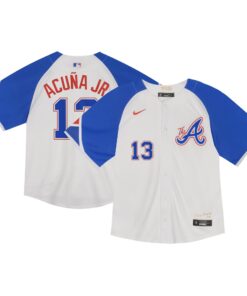 Ronald AcuÃ±a Jr. Atlanta BravesToddler City Connect Limited Player Jersey  White