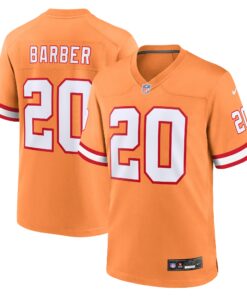 Ronde Barber Tampa Bay Buccaneers  Throwback Game Jersey  Orange