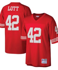 Ronnie Lott San Francisco 49ers Mitchell amp Ness Legacy Replica Jersey  Scarlet
