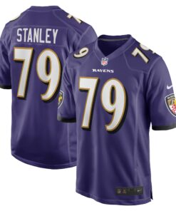 Ronnie Stanley Baltimore Ravens  Game Jersey  Purple