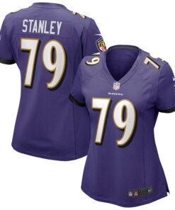 Ronnie Stanley Baltimore Ravens  Women_s Game Jersey  Purple