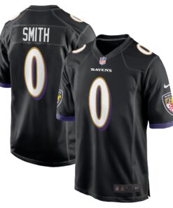 Roquan Smith Baltimore Ravens  Team Game Jersey  Black