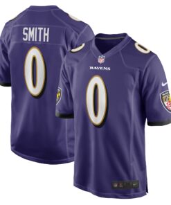Roquan Smith Baltimore Ravens  Team Game Jersey  Purple