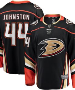 Ross Johnston Anaheim Ducks Fanatics Home Premier Breakaway Player Jersey  Black