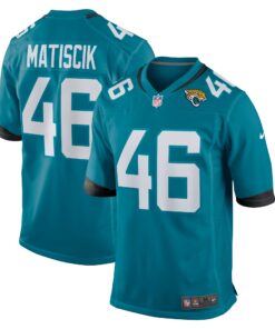 Ross Matiscik Jacksonville Jaguars  Game Jersey  Teal
