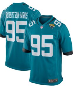 Roy RobertsonHarris Jacksonville Jaguars  Game Jersey  Teal