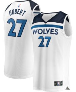Rudy Gobert Minnesota Timberwolves Fanatics Fast Break Replica Player Jersey - Association Edition - White