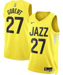 Rudy Gobert Utah Jazz Unisex Swingman Jersey - Icon Edition - Gold