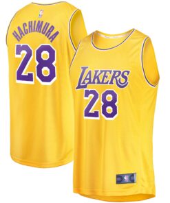 Rui Hachimura Los Angeles Lakers Fanatics Fast Break Player Jersey - Icon Edition - Gold