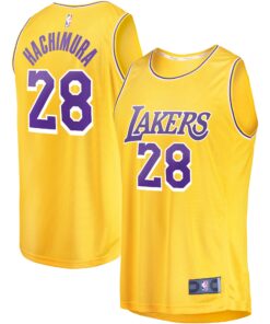 Rui Hachimura Los Angeles Lakers Fanatics Youth Fast Break Player Jersey - Icon Edition - Gold