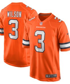 Russell Wilson Denver Broncos  Alternate Game Jersey  Orange