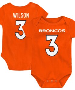 Russell Wilson Denver Broncos Newborn amp Infant Team Player Bodysuit  Orange