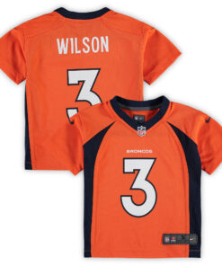Russell Wilson Denver Broncos  Preschool Game Jersey  Orange 1