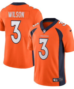 Russell Wilson Denver Broncos  Team Vapor Limited Jersey  Orange