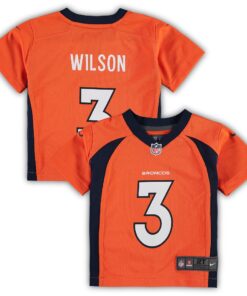 Russell Wilson Denver Broncos  Toddler Game Jersey  Orange